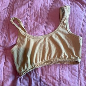 Yellow ARQ full coverage bra